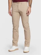 Spodnie męskie - Tommy Hilfiger Chinosy Core Denton MW0MW28884 Beżowy Straight Fit - miniaturka - grafika 1