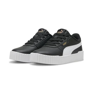 Dziecięce sneakersy Carina 3.0 PUMA Black White Gold - Odzież sportowa dziecięca - miniaturka - grafika 1