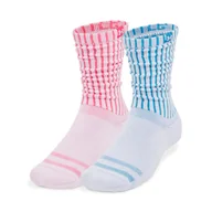 Skarpetki męskie - Skarpetki uniseks (2-pack) Under Armour Sportswear Cotton Scrunch Crew - multikolor - miniaturka - grafika 1
