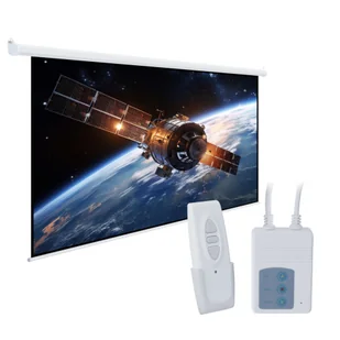 EKRAN ELEKTRYCZNY 120" 305x305cm z pilotem EA-120 1:1 ART - Ekrany projekcyjne - miniaturka - grafika 2