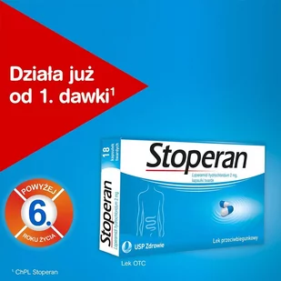 US Pharmacia Stoperan 18 szt. - Układ pokarmowy - miniaturka - grafika 2