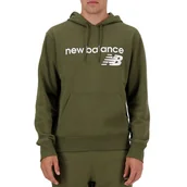 Bluzy męskie - Bluza New Balance MT03910DMO - zielona - miniaturka - grafika 1