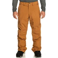 Spodnie narciarskie - Spodnie snowboardowe męskie Quiksilver Estate bone brown S - miniaturka - grafika 1