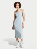 Sukienki - adidas Sukienka codzienna ALL SZN IY6728 Błękitny Slim Fit - miniaturka - grafika 1