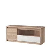 Szafki RTV - Szafka RTV 1D1S/125 Somma Mebel Bos Dąb Sonoma, Sosna Canion - miniaturka - grafika 1