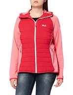 Kurtki damskie - Jack Wolfskin Kurtka damska unisex Crossing Peak czerwony XS - miniaturka - grafika 1