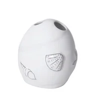 Kubki na szczoteczki do zębów - Pojemnik na szczoteczki Beach biały - miniaturka - grafika 1