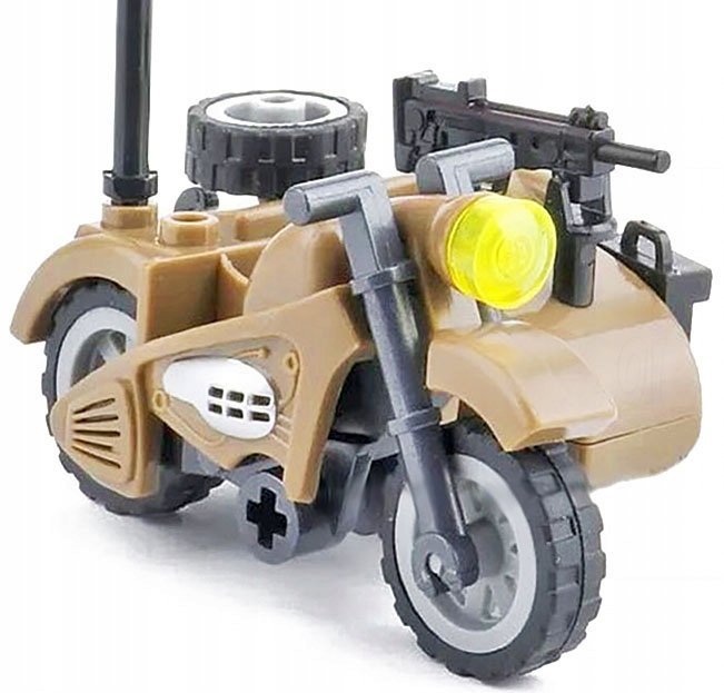 MOTOR 8040 klocki policja bronie wojsko płytka auto czołg figurki samochód