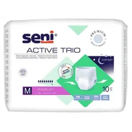 Bielizna lecznicza - Majtki chłonne Seni Active Trio, rozmiar M, 10 sztuk - miniaturka - grafika 1