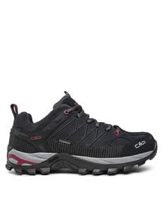 CMP Trekkingi Rigel Low Trekking Shoes Wp 3Q13247 Granatowy - Buty trekkingowe męskie - miniaturka - grafika 1