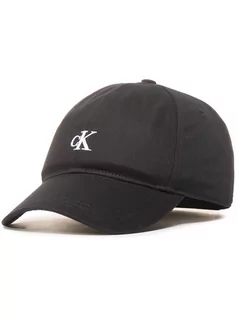 Czapki męskie - Calvin Klein Jeans Czapka z daszkiem Monogram Baseball Cap IU0IU00150 Czarny - grafika 1