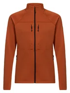 Odzież trekkingowa męska - ROCK EXPERIENCE Kurtka polarowa "Linzor" w kolorze jasnobrązowym - miniaturka - grafika 1