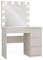 Toaletki - z lustrem Toaletka LED i szufladami kaszmir Gutugi - miniaturka - grafika 1