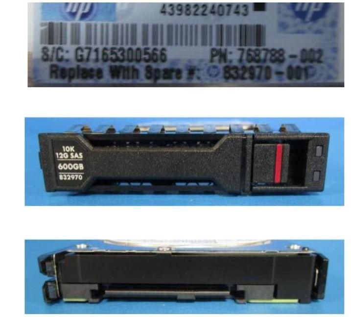 HP enterprise DRV HDD 600GB 12G 10K SFF SAS