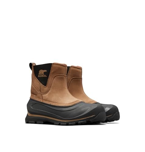 Sorel Męskie Buxton Pull On wodoodporne śniegowce, Delta/czarne, 45 EU, Delta Czarny, 44 EU