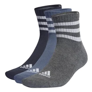 adidas Skarpety dziecięce, z 3 paskami, 3 pary - Skarpetki damskie - miniaturka - grafika 1