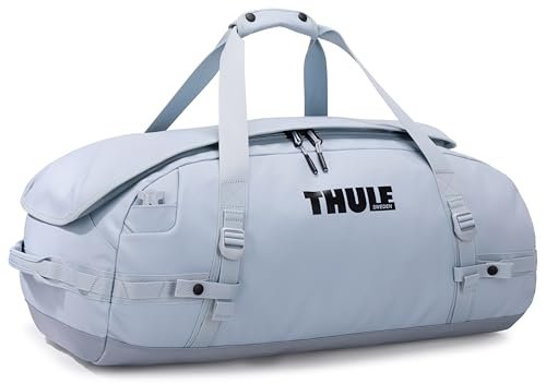 THULE torba podróżna plecak Chasm Recycled Duffel 70L Soft Blue Jasnoniebieski
