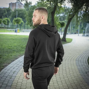 M-Tac - Bluza Hoodie Cotton Raglan - Czarna - 20483002 - Odzież taktyczna i umundurowanie - miniaturka - grafika 9