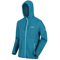 Kurtki męskie - Regatta Męska kurtka Terota' średnia waga ektol stretch z kapturem prążkowana kurtka polarowa, olimpijska morski/Gulfstream, 2XL - miniaturka - grafika 1