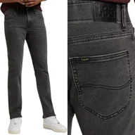 Spodnie męskie - Lee SLIM FIT Extreme Motion Forge wygodne szare spodnie jeansowe W38 L32 - miniaturka - grafika 1