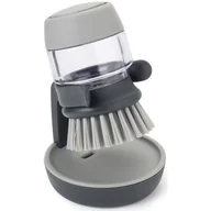Ściereczki, gąbki, czyściki - Joseph Joseph Szczotka do mycia naczyń z pompką szara 85005 - miniaturka - grafika 1