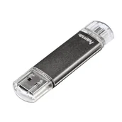 Pendrive - HAMA Laeta Twin, 16 GB, USB 2.0/microUSB - miniaturka - grafika 1