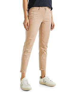 CECIL Damskie spodnie jeansowe B376700 Slim, Soft Sand beżowe, 34, Soft Sand Beige, 34W / 28L - Spodnie damskie - miniaturka - grafika 1