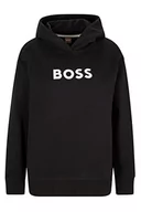 Bluzy damskie - BOSS Bluza damska, czarna, L - miniaturka - grafika 1