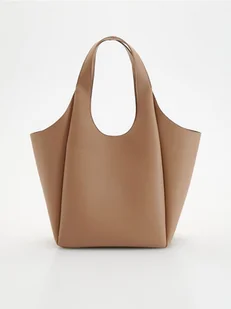 Reserved - Torebka shopper - beżowy - Torebki damskie - miniaturka - grafika 1