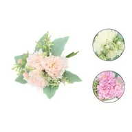 Sztuczne kwiaty - Bukiet peoni 9 główek 24 cm mix kolorów - miniaturka - grafika 1