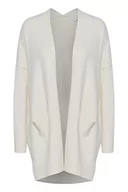 Swetry damskie - ICHI Sweter damski kardigan, 130905/brzoza, M - miniaturka - grafika 1