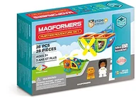 Klocki - Magformers 28-częściowy zestaw magnetyczny Town" - 3+ - miniaturka - grafika 1
