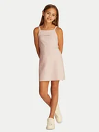 Sukienki i spódniczki dla dziewczynek - Calvin Klein Jeans Sukienka letnia IG0IG02909 Różowy Slim Fit - miniaturka - grafika 1