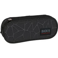 Piórniki - Derform Piórnik owalny BackUp 5 A46 wzór geometryczny - miniaturka - grafika 1