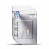 Żarówki samochodowe - 2x T5 LED ŻARÓWKA PRZYRZĄDÓW BIAŁA R5 RETROFIT 12V 1xCOB - miniaturka - grafika 1