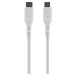 Fixed Kabel Liquid silicone USB-C/USB-C s PD 60W 0,5m FIXDLS-CC05-WH Biały - Kable USB - miniaturka - grafika 1