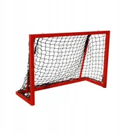 Piłka nożna - Bramka do Unihokeja Floorballu z Siatką MASTER Training Junior Metal 90x60 - miniaturka - grafika 1