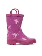 Buty dla dziewczynek - Regatta Kalosze Minnow RKF451 Różowy - miniaturka - grafika 1