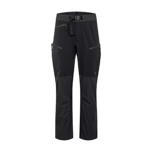 Spodnie Przeciwdeszczowe Męskie Black Diamond Dawn Patrol Hybrid Pant - Black - Spodnie sportowe męskie - miniaturka - grafika 1