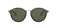 Okulary przeciwsłoneczne - Ray-Ban Męskie okulary przeciwsłoneczne, Czarny (stelaż: czarny, szkło: zielony 901), - miniaturka - grafika 1