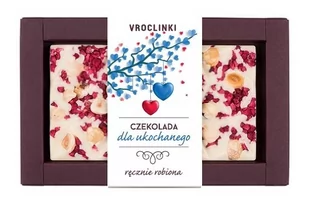 Czekolada Biała Z Żurawiną I Orzechami Laskowymi Dla Ukochanego Dwa Serca - Czekolada - miniaturka - grafika 1