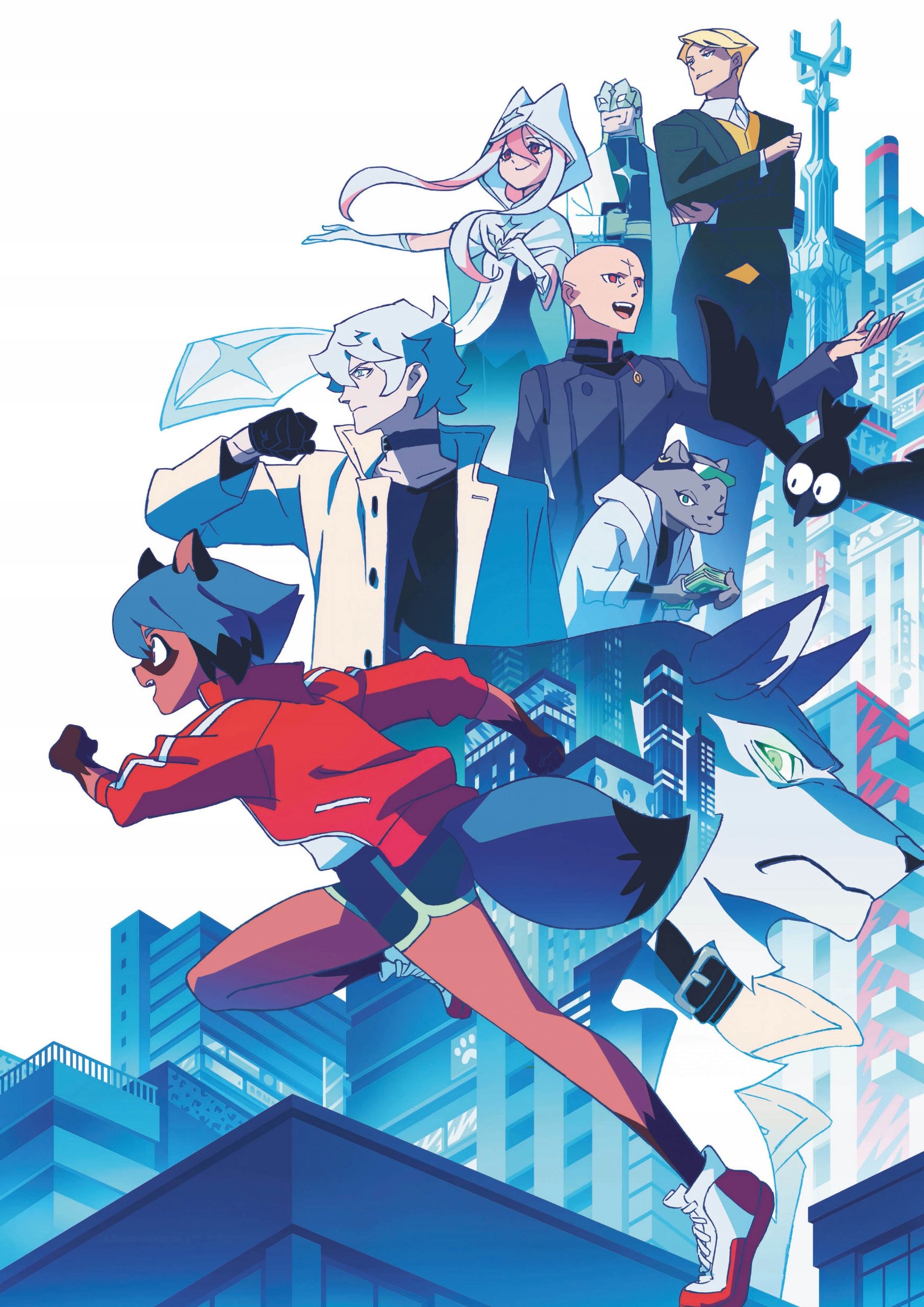 Plakat A1 anime manga Bna: Brand New Animal Bna