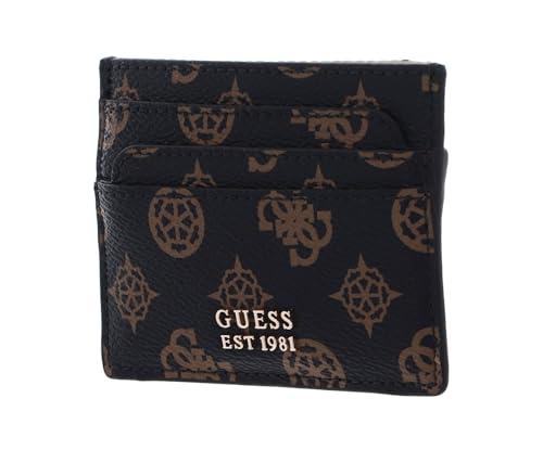 GUESS Women Laurel SLG Card Holder Wallet Wallet, Logo Mocha, jeden rozmiar