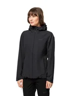 Kurtki damskie - Jack Wolfskin Damska kurtka Besler 2L, czarna, S - miniaturka - grafika 1