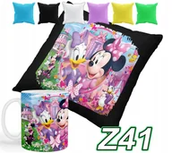 Gadżety dla niej i dla niego - ZESTAW KUBEK + POSZEWKA Z NADRUKIEM MYSZKA MINNIE DAISY + IMIĘ - miniaturka - grafika 1
