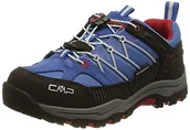 Buty dla chłopców - CMP Kids Rigel Low Trekking Shoe Wp półbuty trekkingowe i turystyczne Uniseks - dzieci , Cobalto Stone Fire , 28 EU - miniaturka - grafika 1