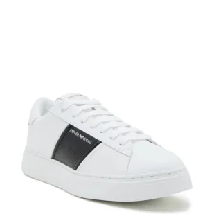 Emporio Armani Trampki | z dodatkiem skóry - Trampki męskie - miniaturka - grafika 1