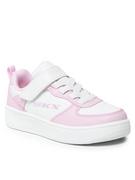 Buty dla dziewczynek - Skechers Sneakersy Sport Court 92 310156L/WPK Różowy - miniaturka - grafika 1