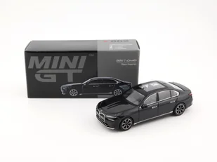 MINI GT BMW i7 xDrive60 Black Sapphire LHD MGT00802-L - Samochody i pojazdy dla dzieci - miniaturka - grafika 1