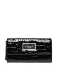 Monnari Duży Portfel Damski PUR0120-M20 Czarny - Portfele - miniaturka - grafika 1